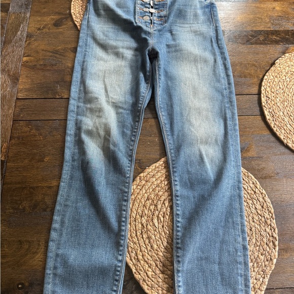 Black Orchid LA Size 28 double button skinny/straight jean excellent condition - Picture 4 of 5